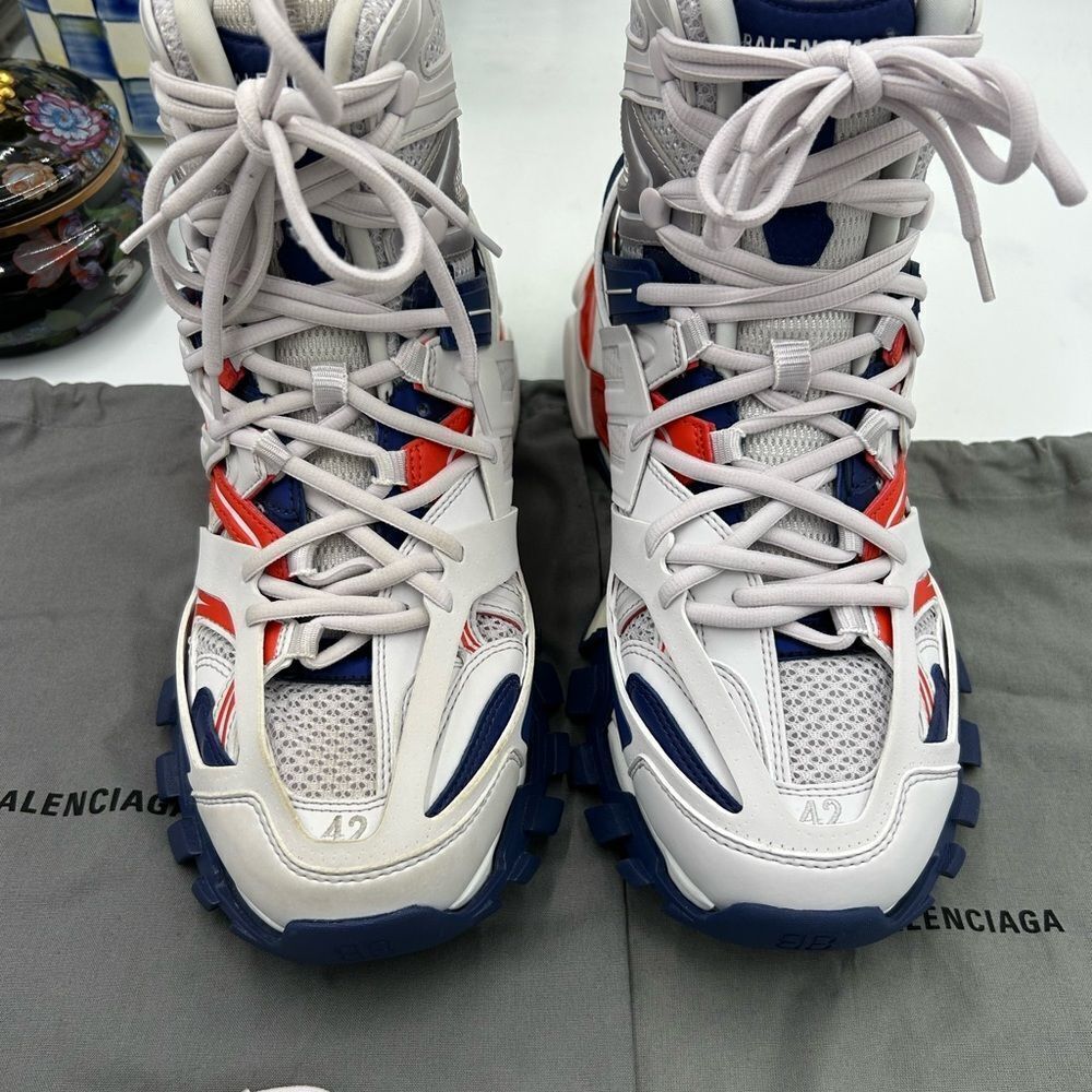 Men's Balenciaga track high top sneakers size 42 - Picture 13 of 14
